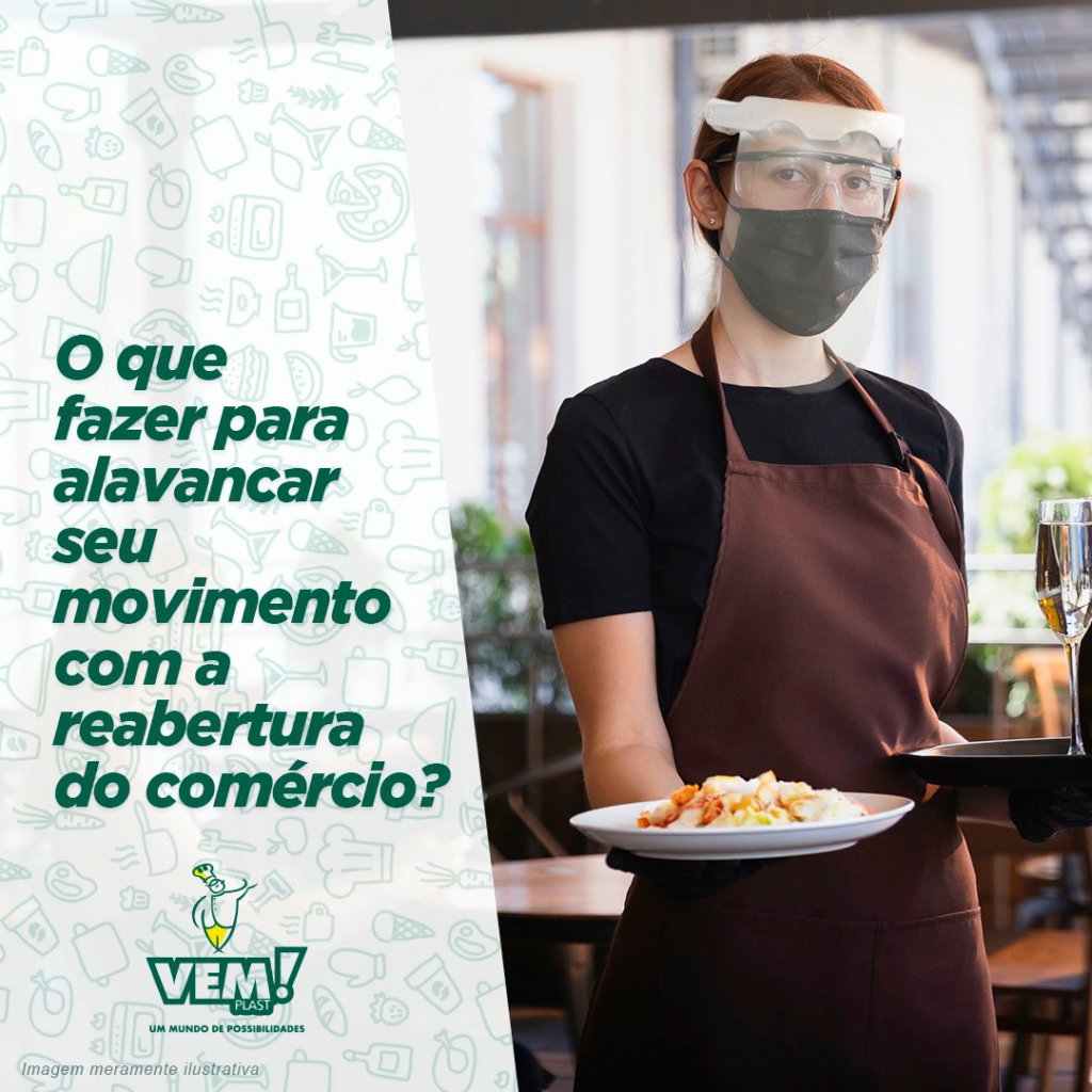 Veja dicas para adaptar seu negócio de food service à reabertura do comércio na pandemia do novo coronavírus. Utilize os EPIs e conscientize a equipe!